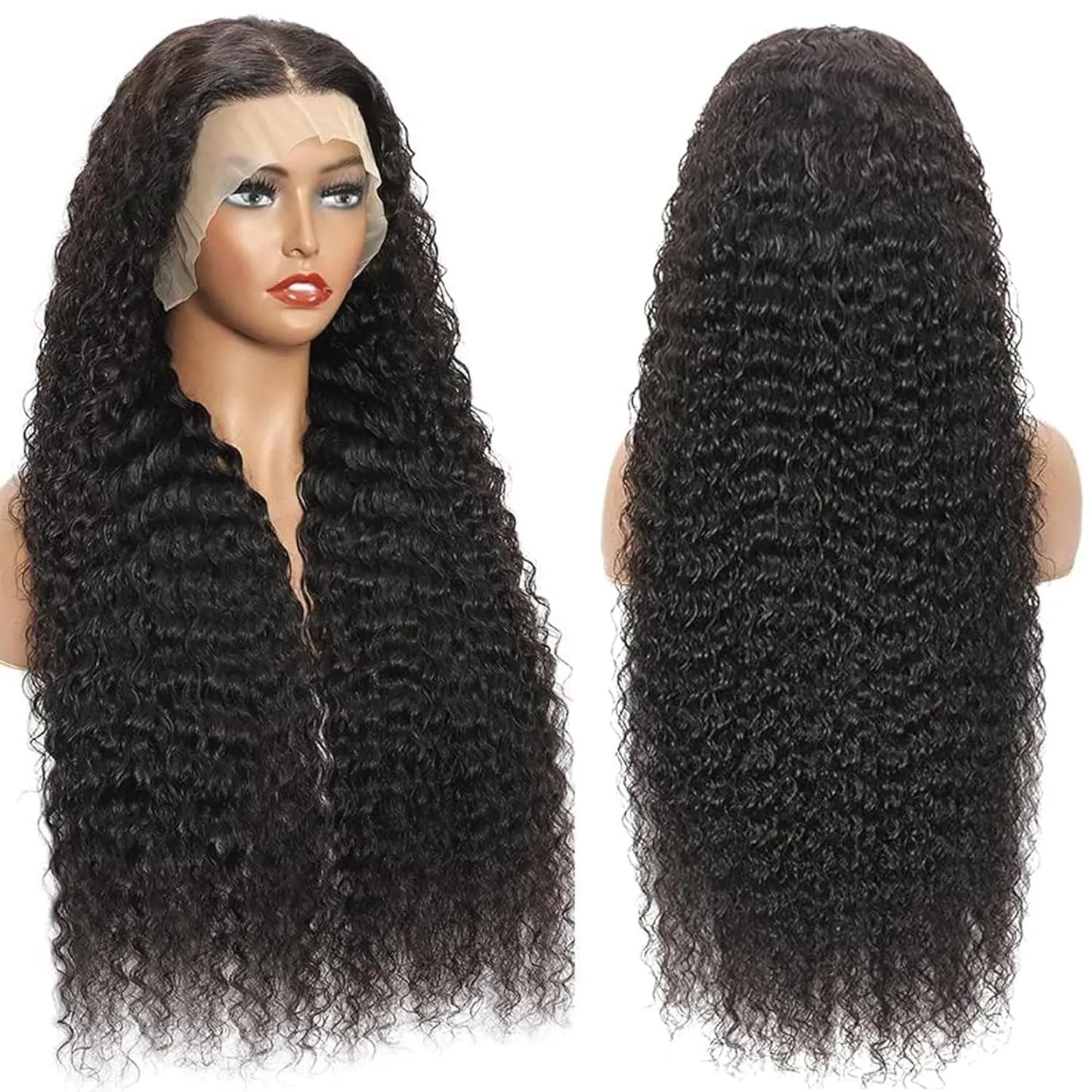 [30 Inch $75.9] Imani 36 Inch 13X6 Deep Wave Lace Frontal Human Hair Wigs Pre Plucked 200% Density Deep Curly Wig for Women Daily Use Affordable Wig #Summervibes