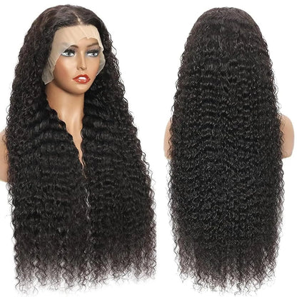 [30 Inch $75.9] Imani 36 Inch 13X6 Deep Wave Lace Frontal Human Hair Wigs Pre Plucked 200% Density Deep Curly Wig for Women Daily Use Affordable Wig #Summervibes